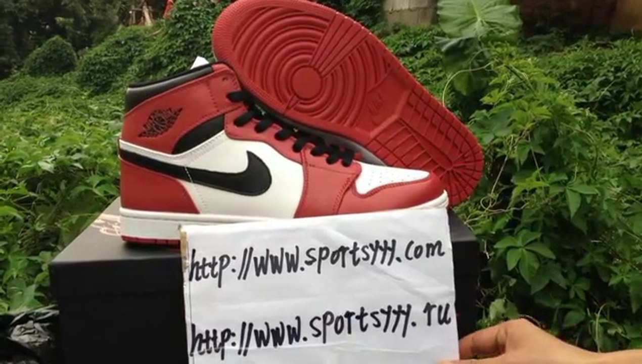 From tradingspring.cn Nike Trainers Shoes Mens Air Jordan 1 Retro High Retro “Chicago Bulls”Basketball shoes