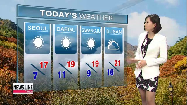 Chilly morning turns to cool afternoon under lots of sun