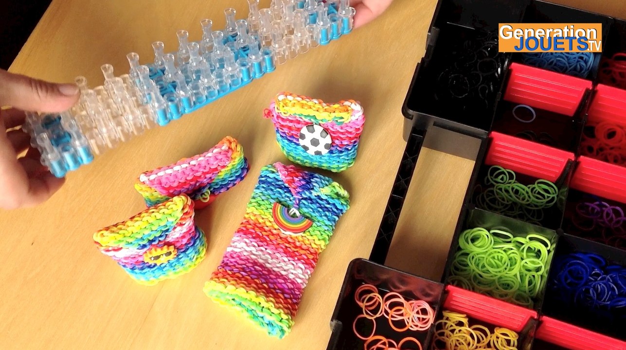 Rainbow Loom créer une pochette en élastiques