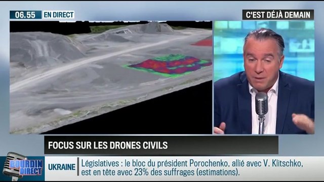 La chronique de Frédéric Simottel : Les drones civils, une industrie qui se développe - 27/10