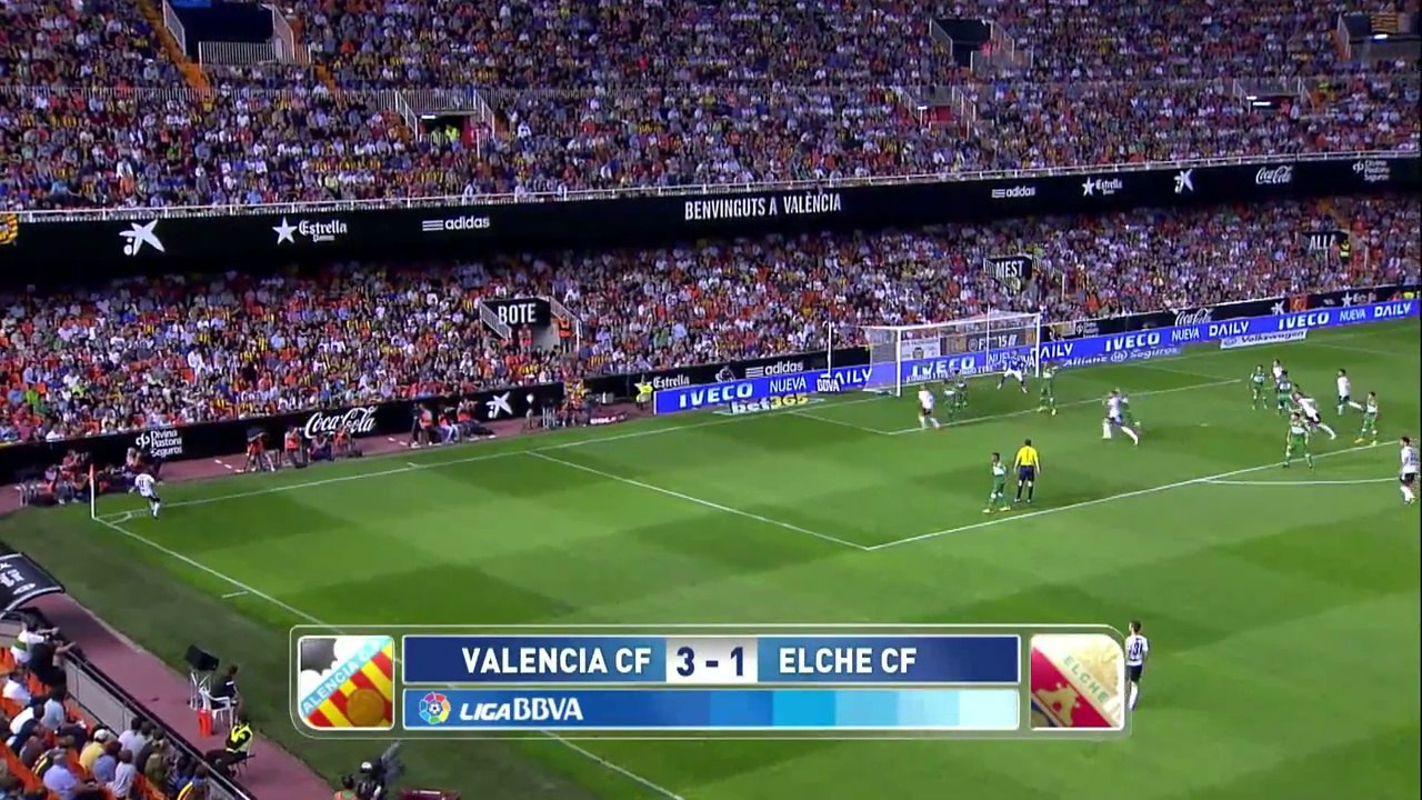 2014.10.26: Valencia CF 3 - 1 Elche CF (Resumen)