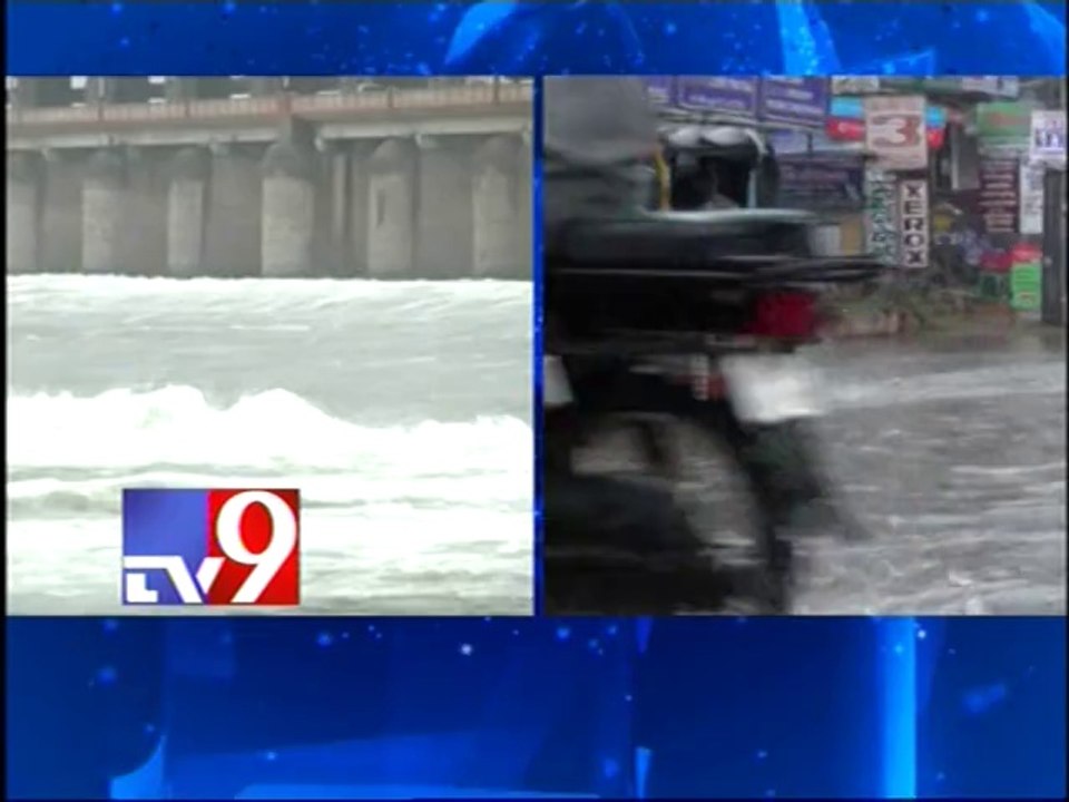 74 gates lifted as inflow increases in Prakasam barrage - Tv9
