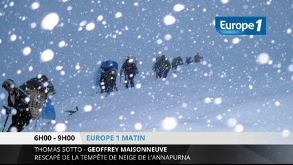 Catastrophe de l'Annapurna : "On ne voyait pas à 20 mètres"