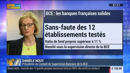 Stress test: Comment la BCE procedera-t-elle dans le contrôle des plus grandes banques de la zone euro ?: Danièle Nouy - 27/10