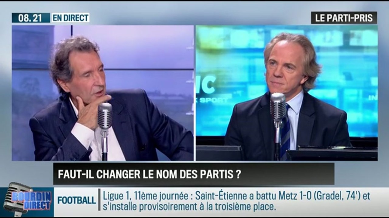 Le parti pris d'Hervé Gattegno : "Plutôt que de changer de nom, les partis devraient changer d'époque !" - 27/10