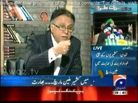 Hassan Nisar reply to Maulana Fazal ur Rehman for calling PTI sit-ins a Mujra