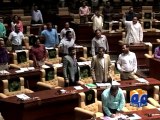 PPP-MQM clash in Sindh Assembly-27 Oct 2014