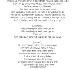 Jeremih - Nobody But U Lyrics