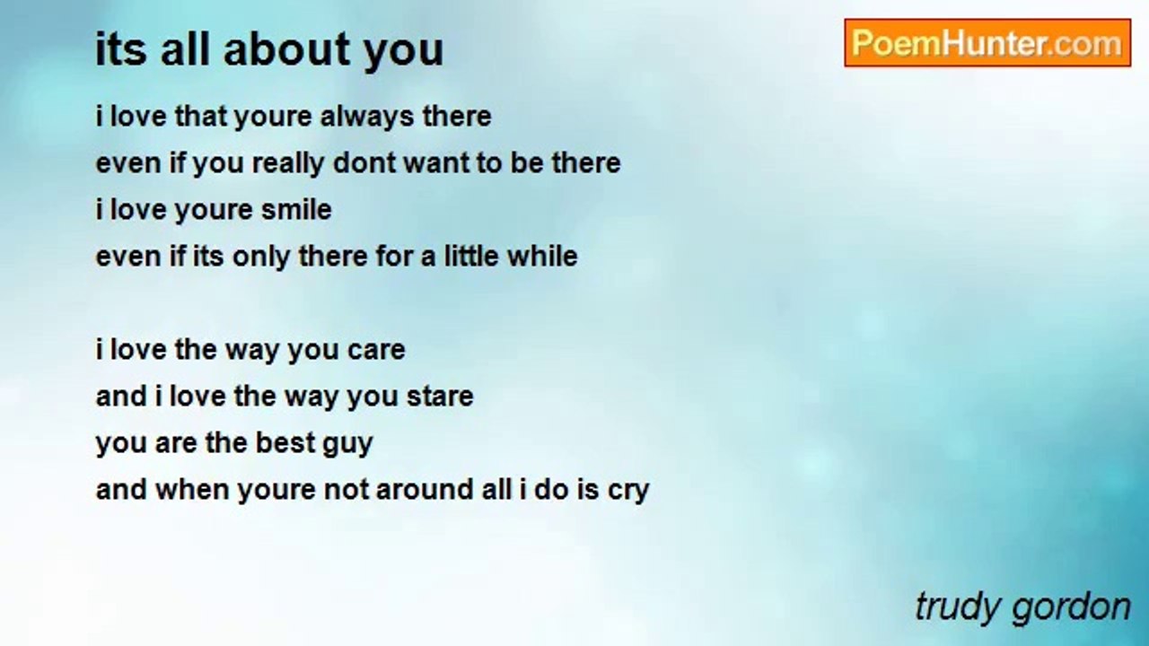 trudy gordon - its all about you