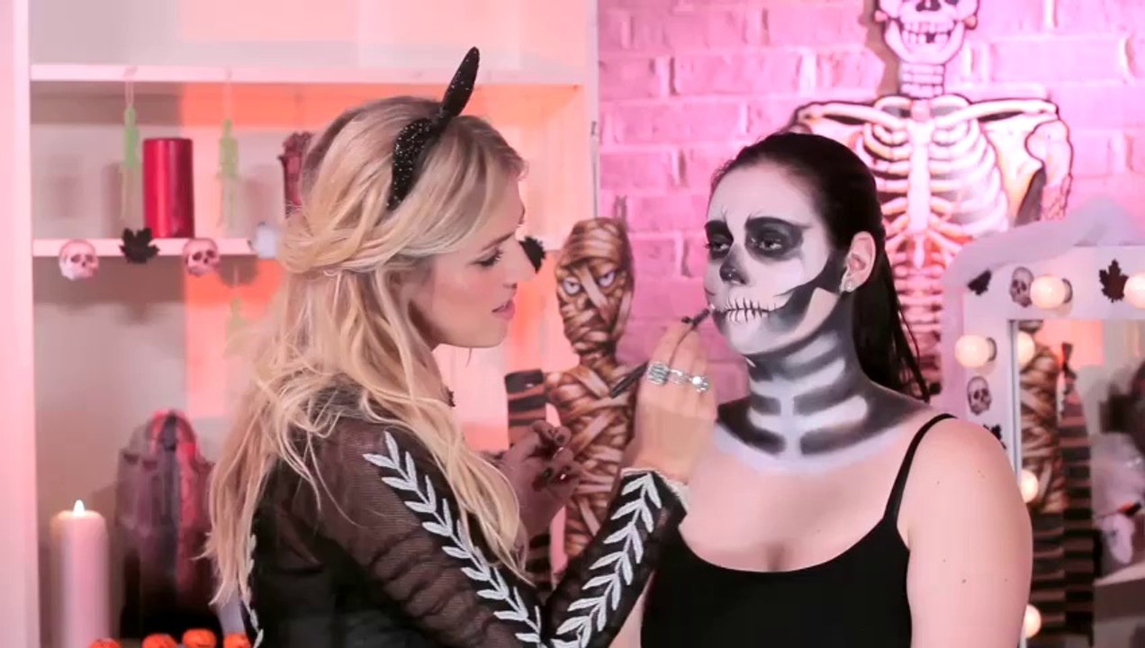 How To Do Skeleton Makeup For Halloween