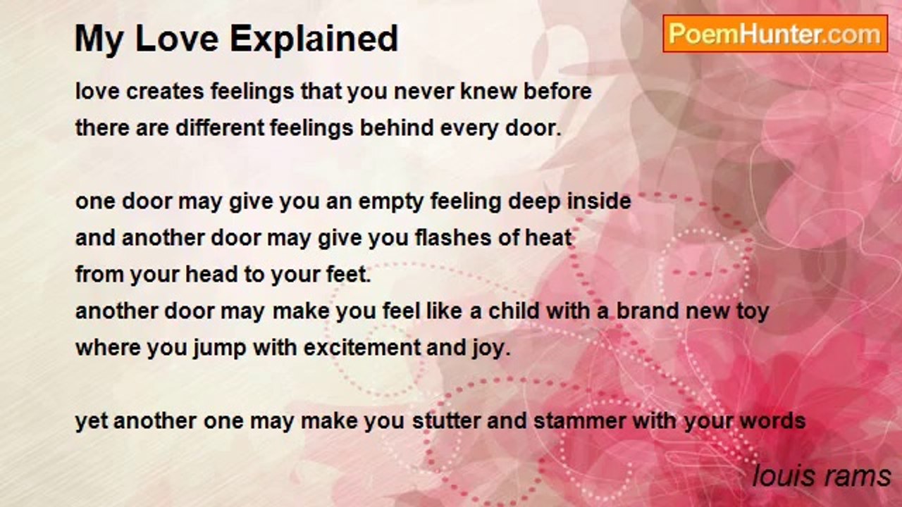 louis rams - My Love Explained