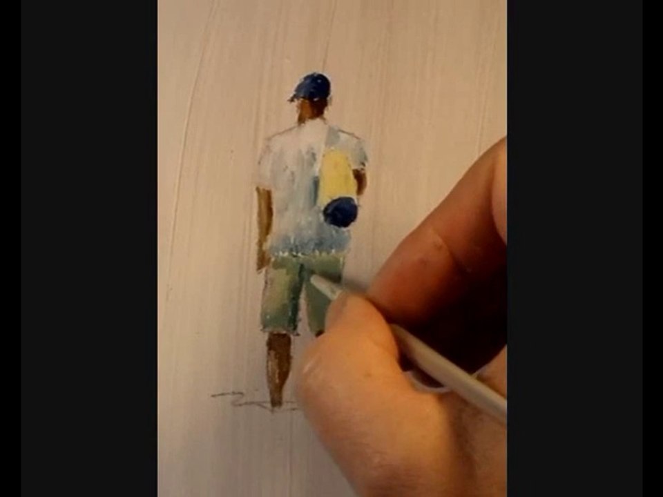 peindre un personnage à la peinture à l'huile