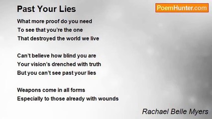 Rachael Belle Myers - Past Your Lies