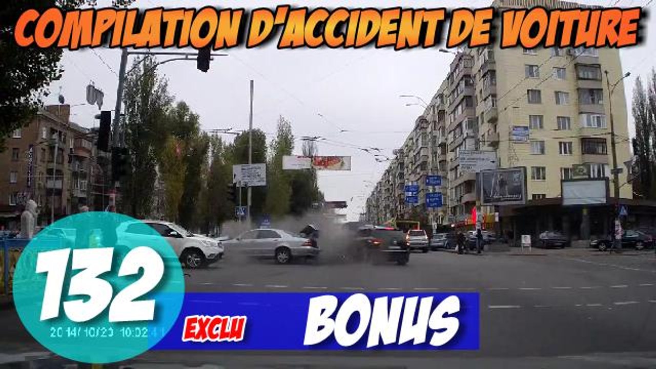 Compilation d'accident de voiture n°132 + Bonus / Car crash compilation #132