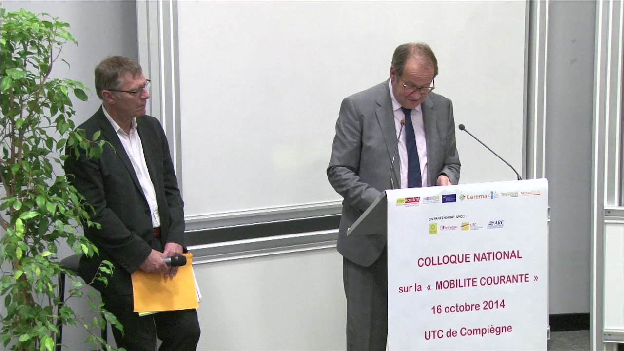 Discours d'ouverture du colloque national "Mobilité courante"
