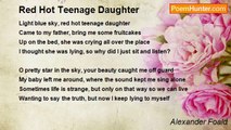 Alexander Foald - Red Hot Teenage Daughter