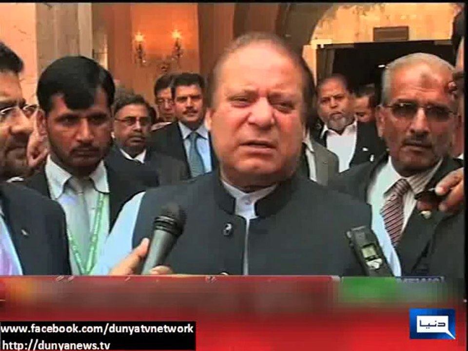 Dunya News - Protesting parties should shun the course of anarchy: PM Nawaz