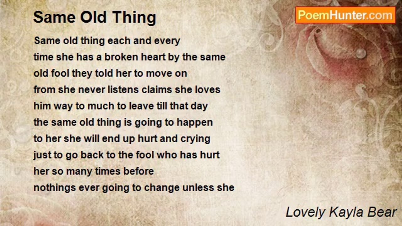 Lovely Kayla Bear - Same Old Thing