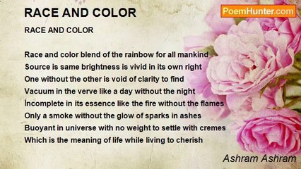 Ashram Ashram - RACE AND COLOR