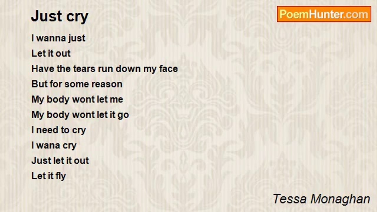 Tessa Monaghan - Just cry