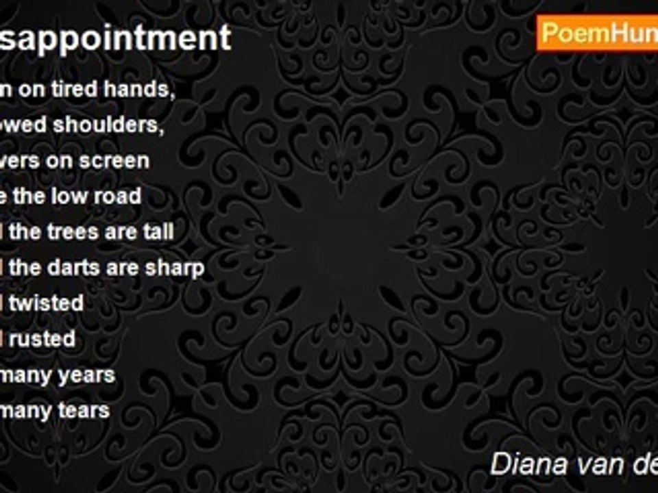 Diana van den Berg - Disappointment