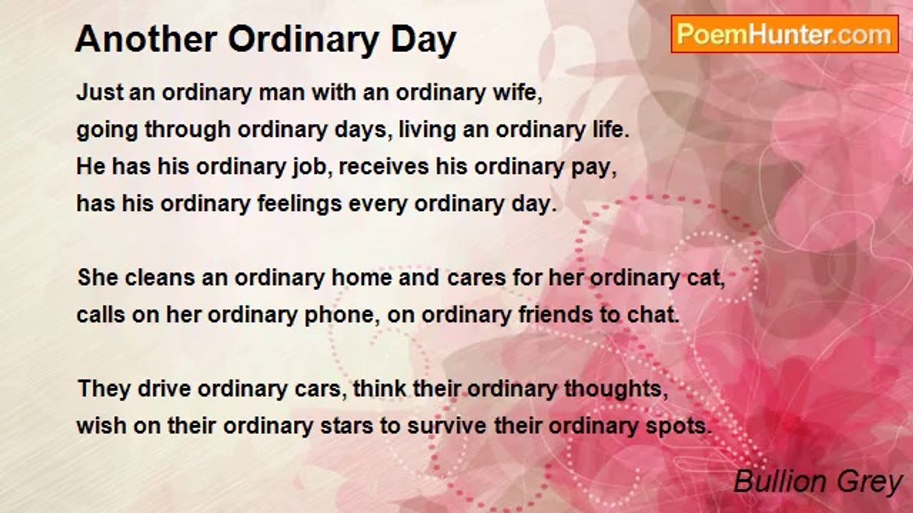 Bullion Grey - Another Ordinary Day