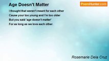 Rosemarie Dela Cruz - Age Doesn't Matter