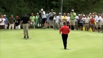 Jack Nicklaus réalise un putt de 30 mètres !!