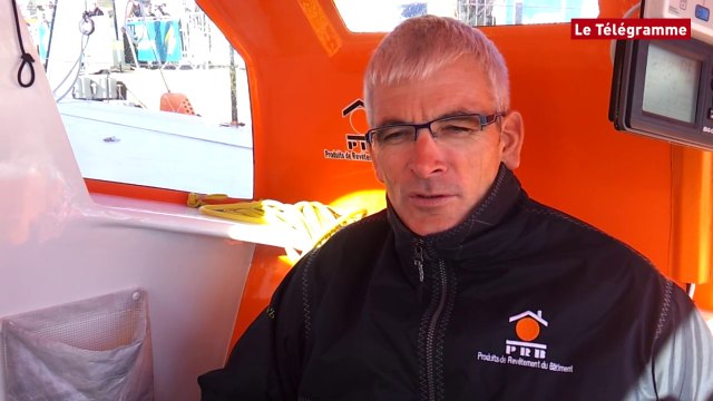 Route du Rhum - Destination Guadeloupe. Vincent Riou serein