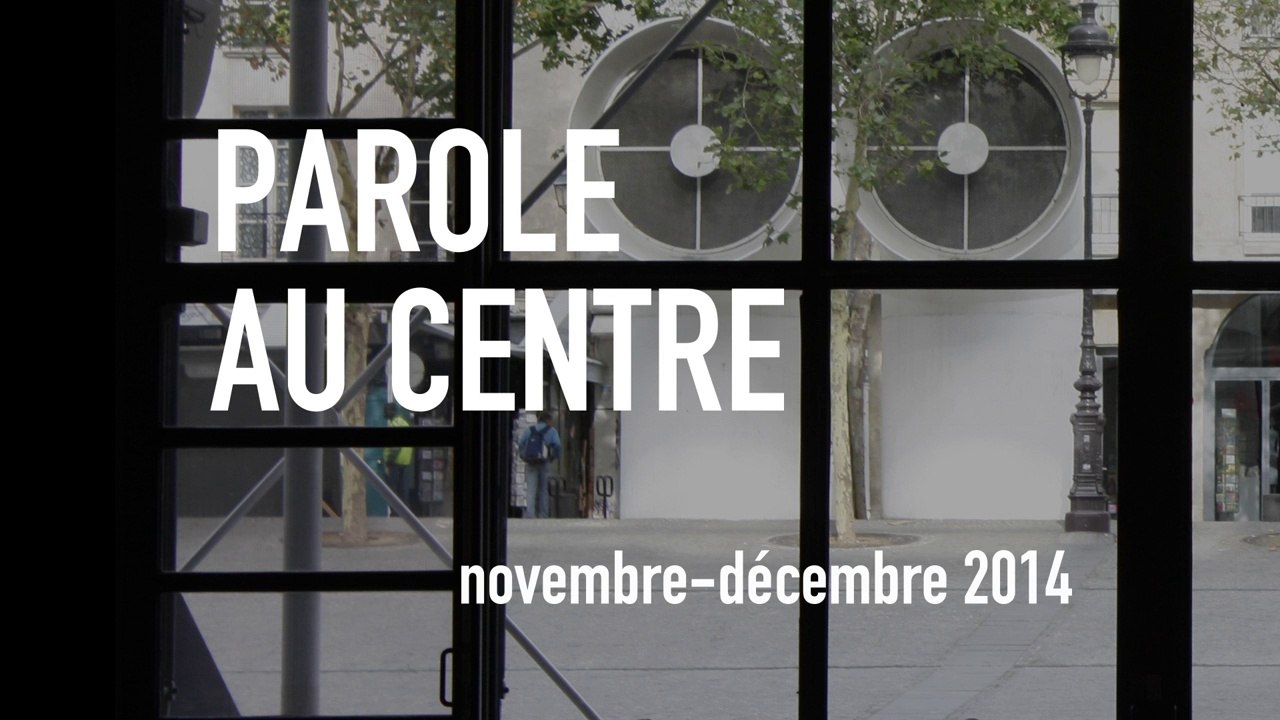 Parole au Centre - novembre/décembre 2014