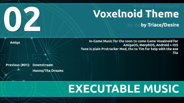 Nordlicht 2014 Demoparty - Executable Music Competition