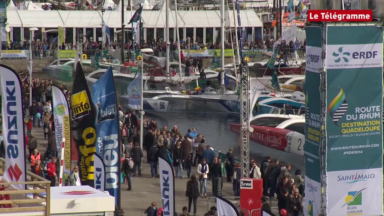 Route du Rhum - Destination Guadeloupe. Grosse affluence sur les quais