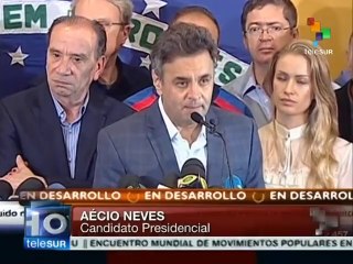 Brasil: Neves reconoce su derrota y felicita a Dilma por reelección