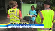 Hawaiian Residents Evacuated Because of Volcanic Lava.