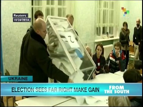 Far right makes gains in yesterday's elections in Ukraine