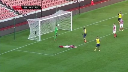 Emphatic finish! Arsenal’s Serge Gnabry scores fir