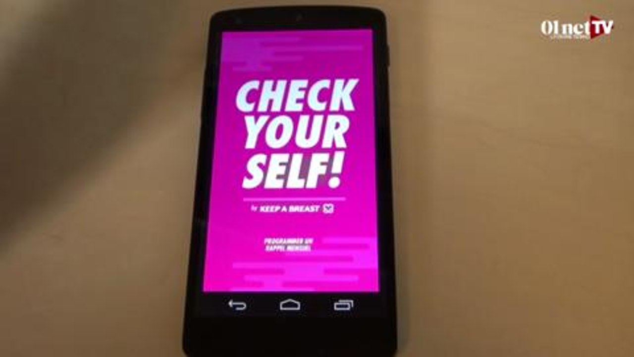 Avec Check Yourself, apprenez à détecter un éventuel cancer du sein (test appli smartphone)