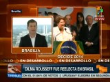 Medios brasileños destacan reelección de Dilma Rousseff