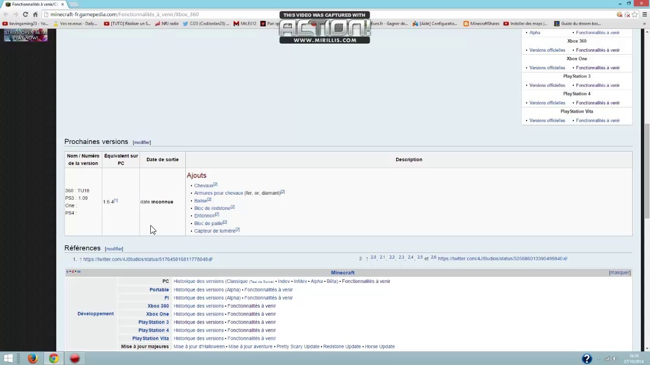 Fonctionnalités à venir MINECRAFT/XBOX ONE ET XBOX 360 / Volume 1.