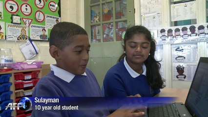 Five-year-olds learn coding as Britain eyes digital future