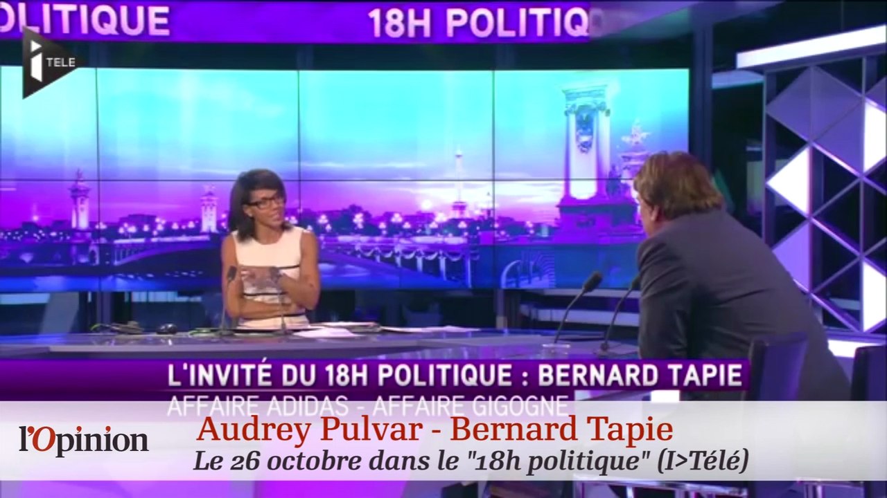 Polémique du jour : Audrey Pulvar 1 - Bernard Tapie 0