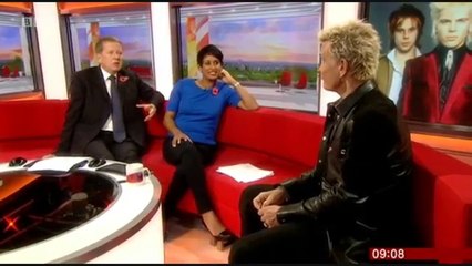 Billy Idol on BBC Breakfast 27-10-14
