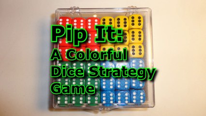 Pip It: The Colorful Dice Game- IndieGoGo Campaign video