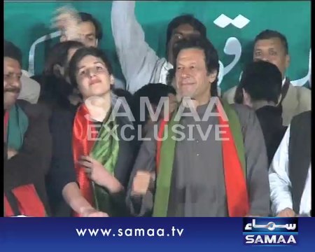 imran khan with his two sons in long march , Islamabad
