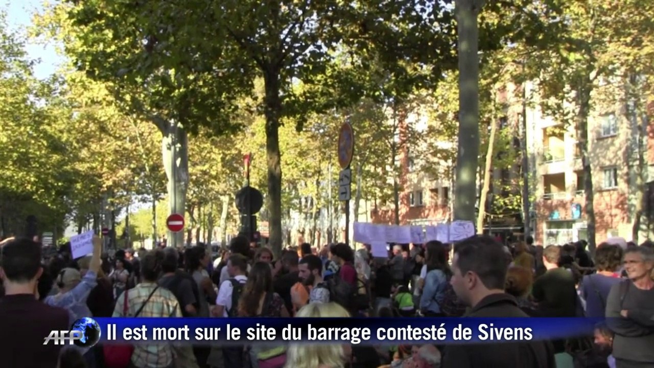 Barrage du Tarn: manifestation à Albi pour le manifestant tué