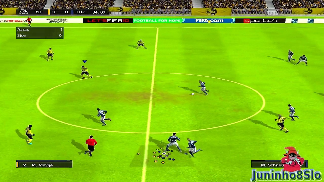 Fifa 10-Manager Mode-BSC Young Boys vs FC Luzern-Game 22