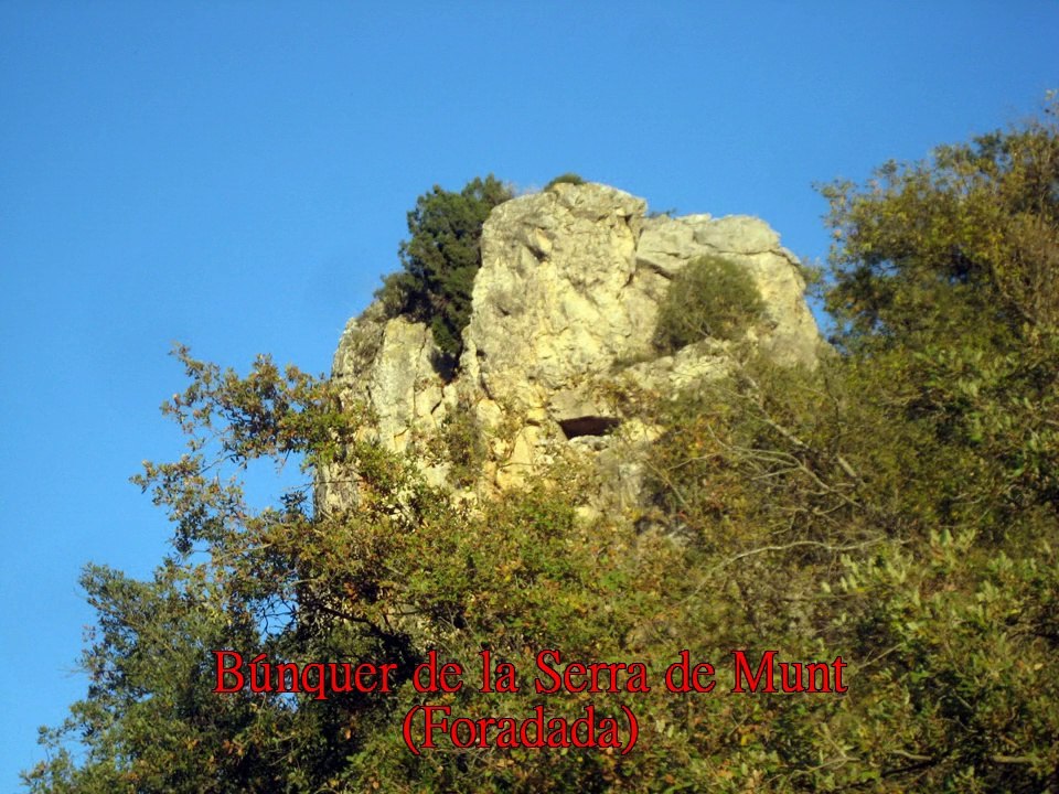 Búnquer de la Serra del Munt (Foradada) Lleida