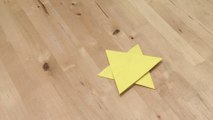 六角星の折り方