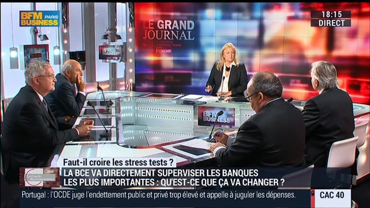 Faut-il croire les stress tests ?: Jean-Claude Trichet, Jean-Hervé Lorenzi, Patrick Artus et Emmanuel Lechypre (1/3) – 27/10