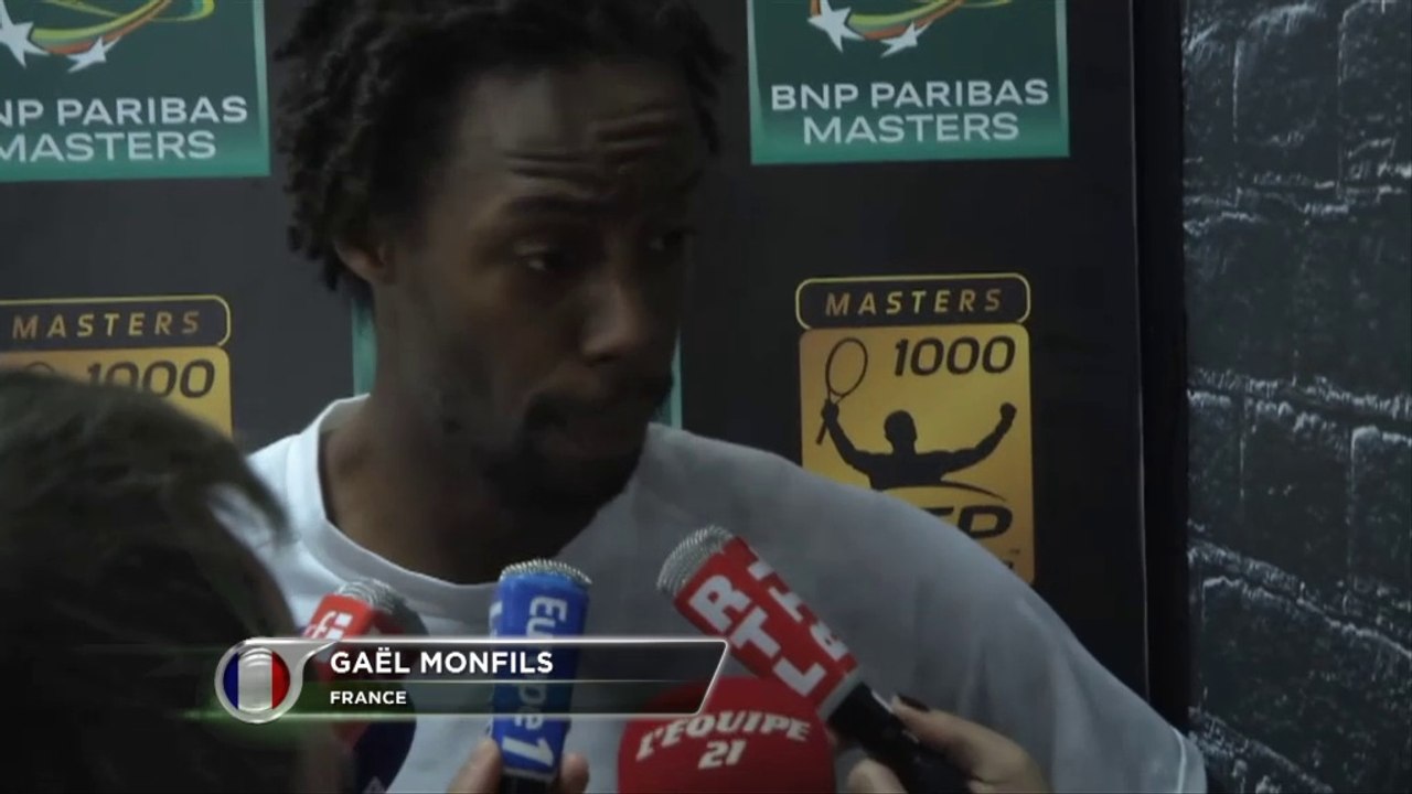 Bercy - Monfils : "J'ai mis quelques branlées"